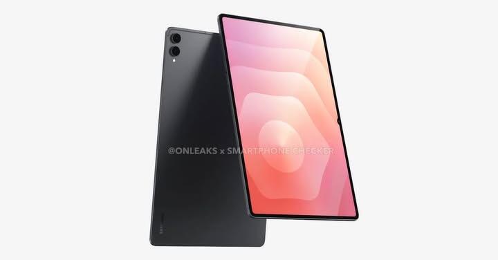 三星 Tab S12 Ultra 彩現圖現身