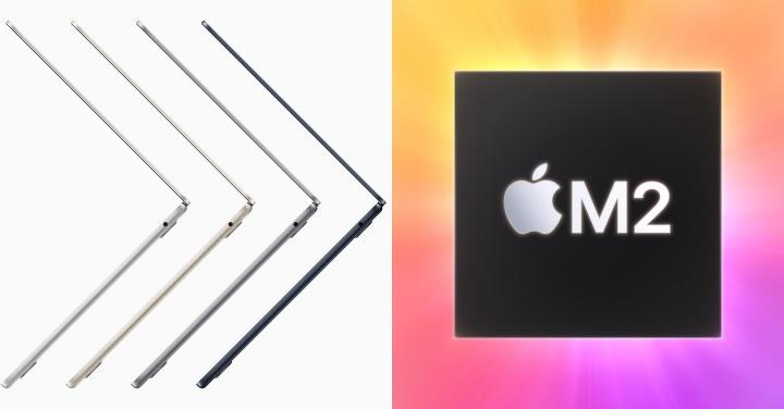 蘋果發表 M2 處理器與新款 MacBook Air、MacBook Pro 13"