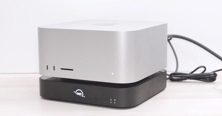 買 TB4 Hub 送硬碟外接盒？最適合 Mac mini 和 Mac Studio 的 OWC miniStack STX Thunderbolt 4 雙槽外接盒！