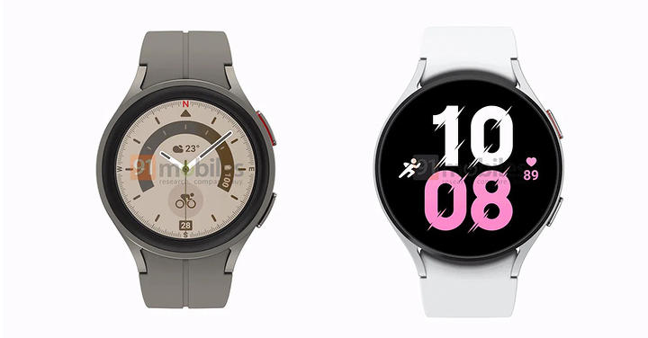 爆料大神帶來了三星 Galaxy Watch5 系列 360 度清晰彩現圖