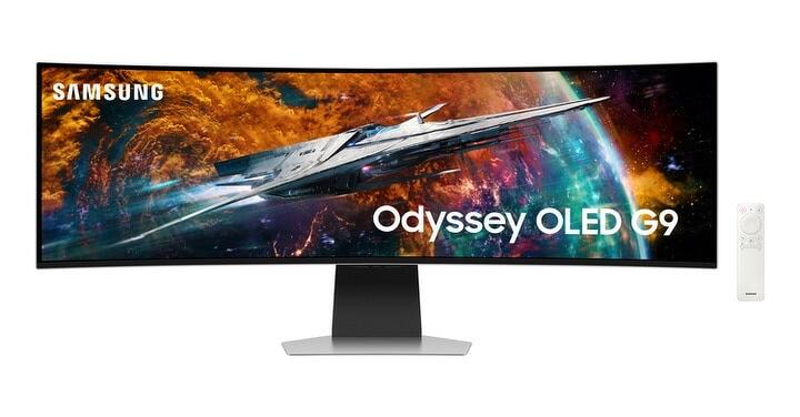 三星奧德賽 Odyssey OLED G9 曲面電競螢幕　霸氣登台