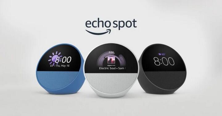 亞馬遜推出全新 Echo Spot，同樣適合作為床頭的智慧鬧鐘、可使用 Alexa 數位助理服務