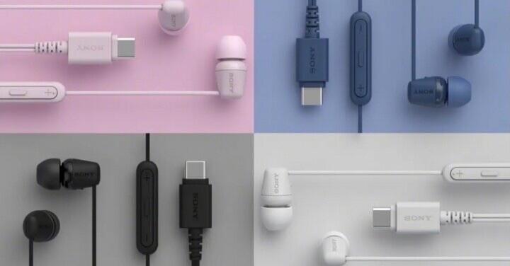 SONY 推出配色相當精緻的 Type C 入耳式有線耳機